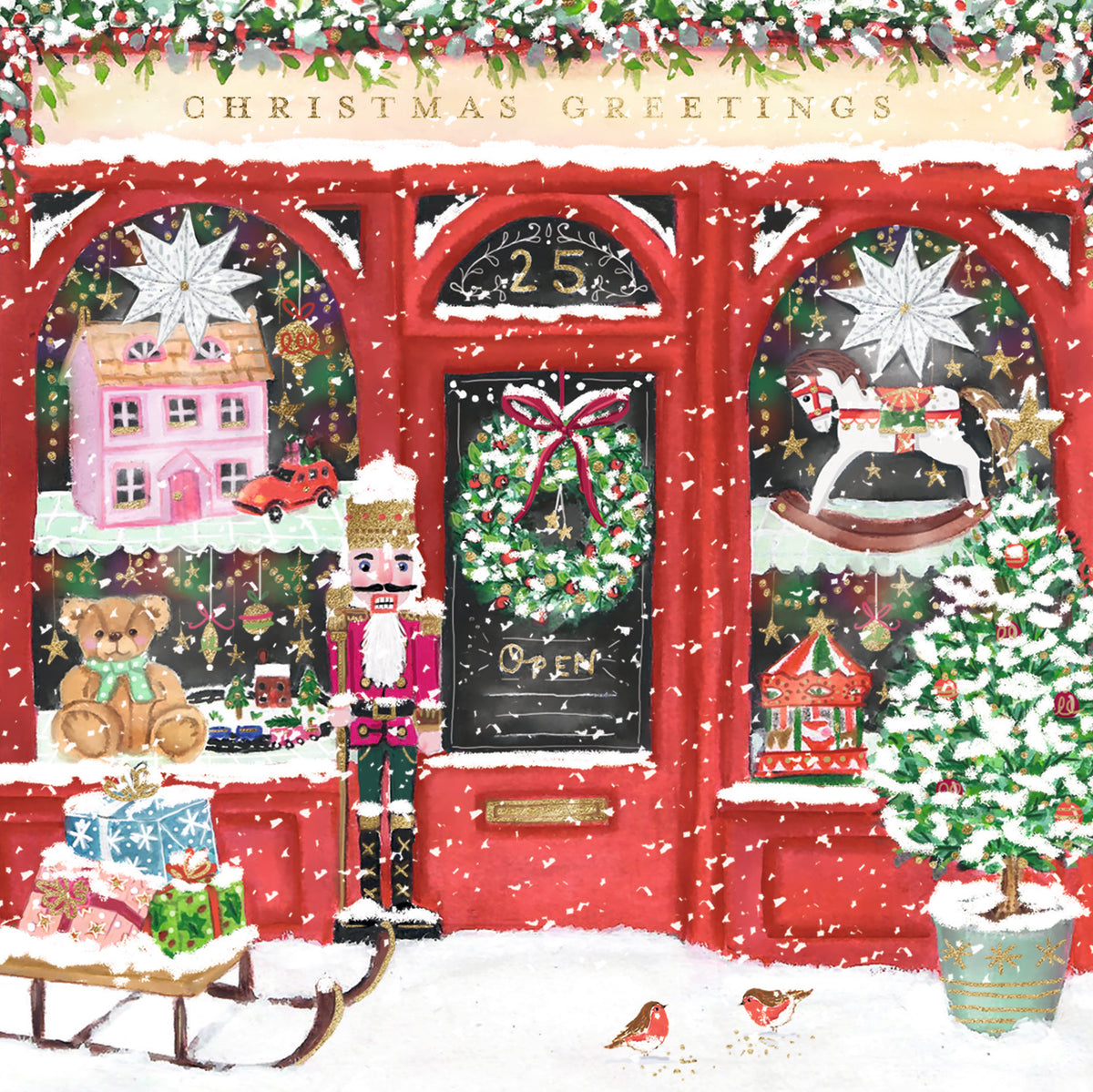 Christmas Gift Shop | 12 Christmas Cards, 2 Designs