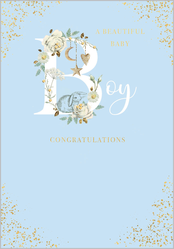 Vintage Lettering - Baby Boy