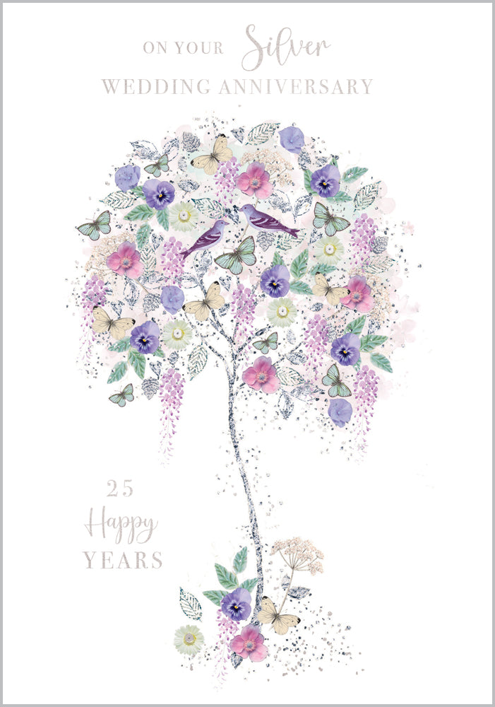 Silver WeddingAnniversary Tree