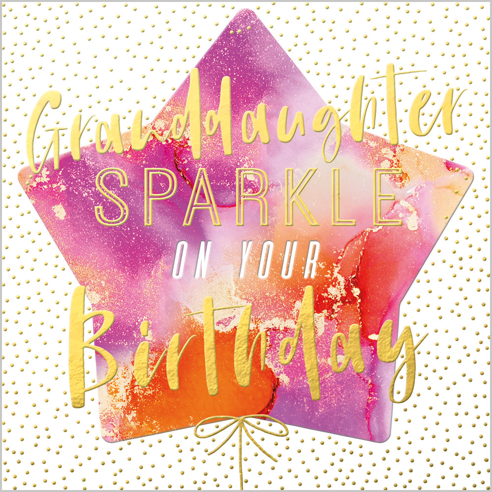 Granddaughter Sparkle On Your Birthday