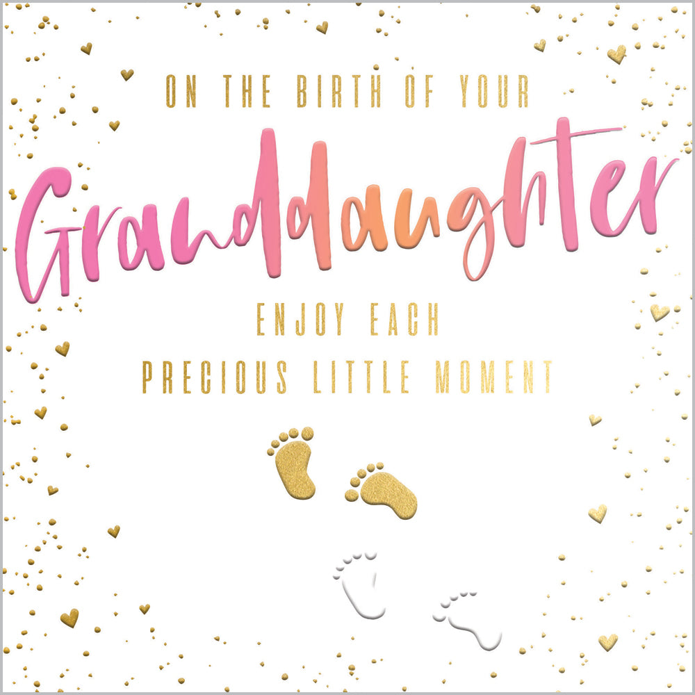 Birth of Granddaughter - Foiled Feet