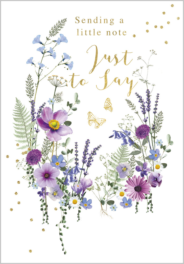 Just to Say - Wildflower Butterfly Meadow