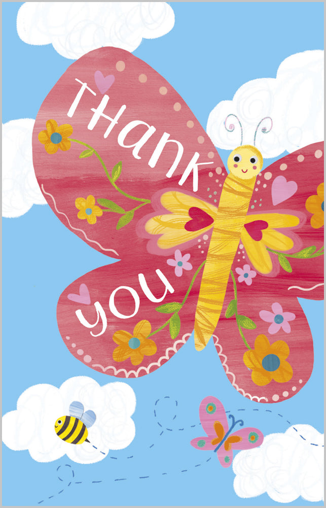 Thank You - Tortoise & Butterfly