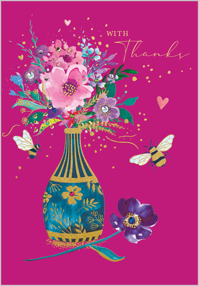 Thank You Flowers in Vase