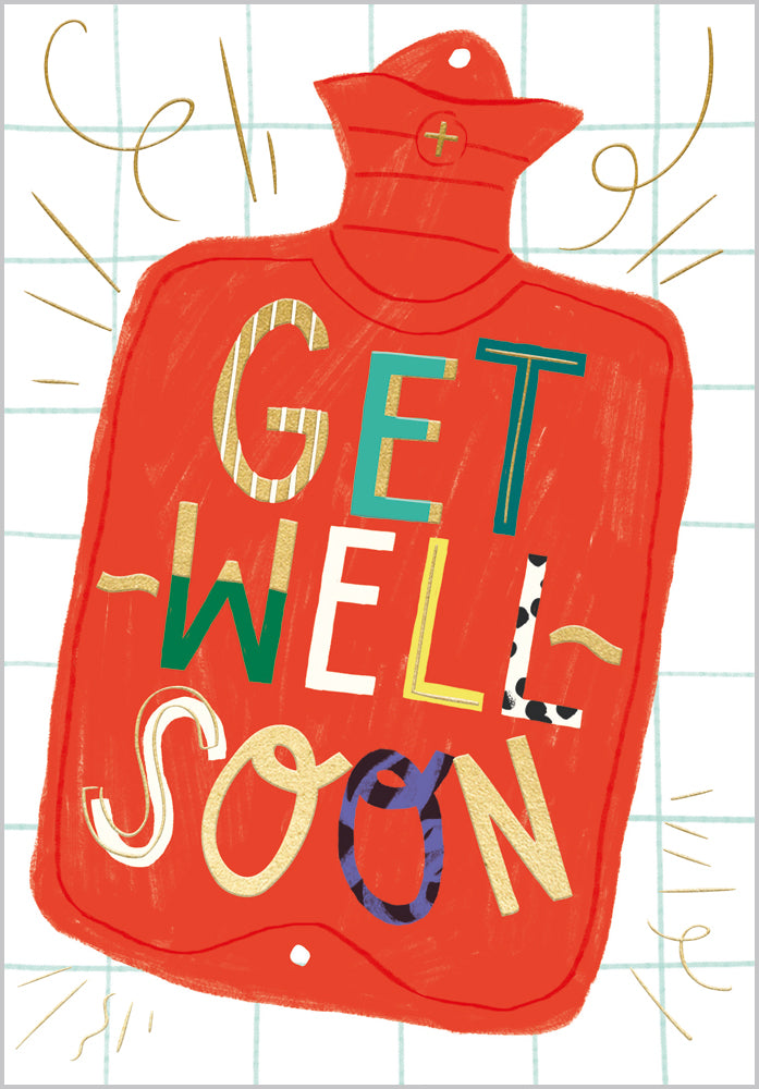 Get Well Hot Water Bottle