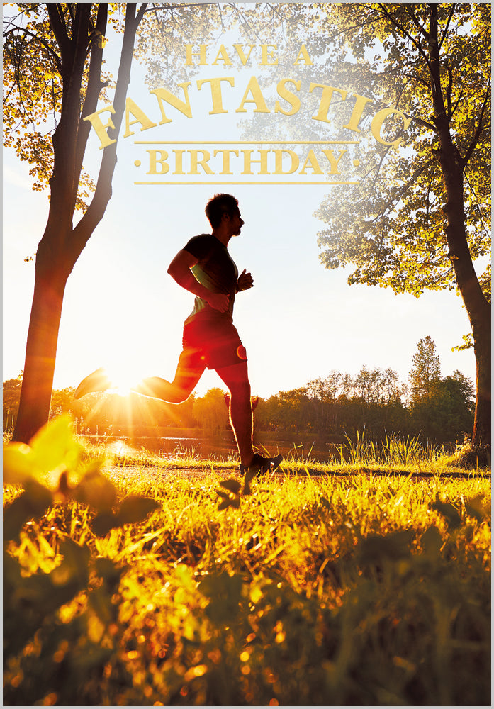 Man Running inPark