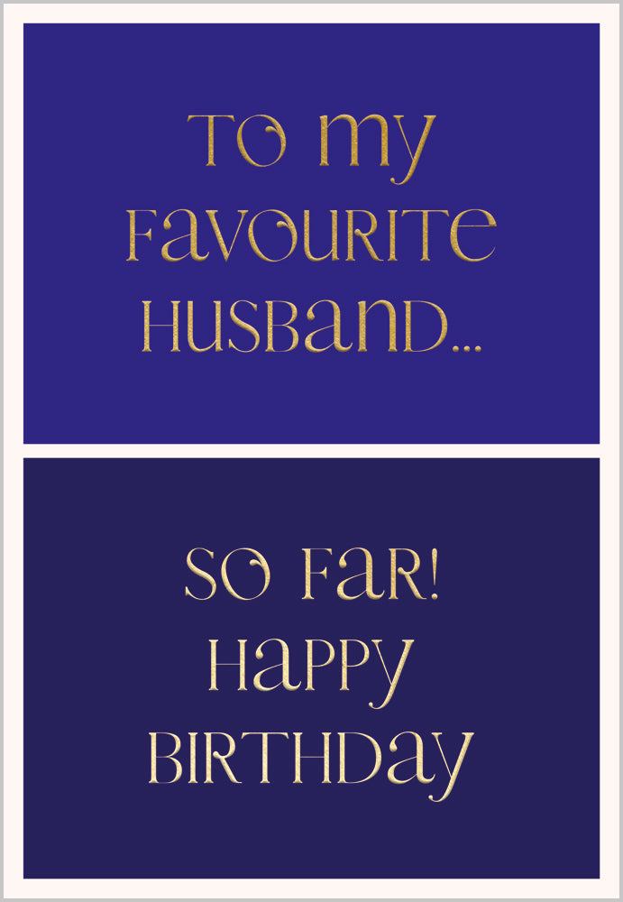 Husband - Favourite Husband So Far