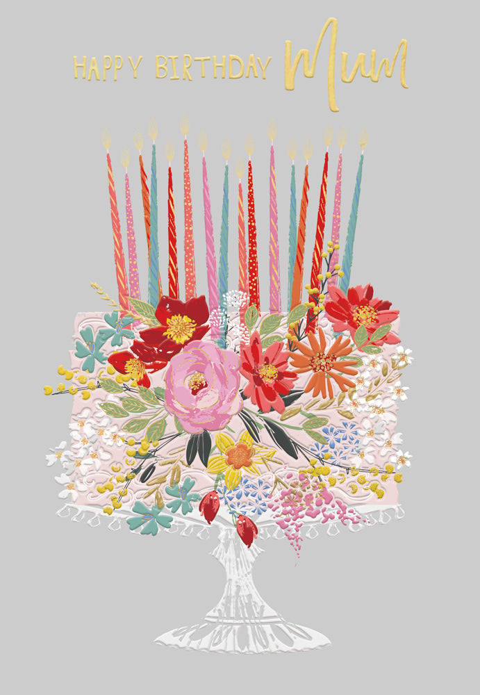 Mum - Floral Birthday Cake