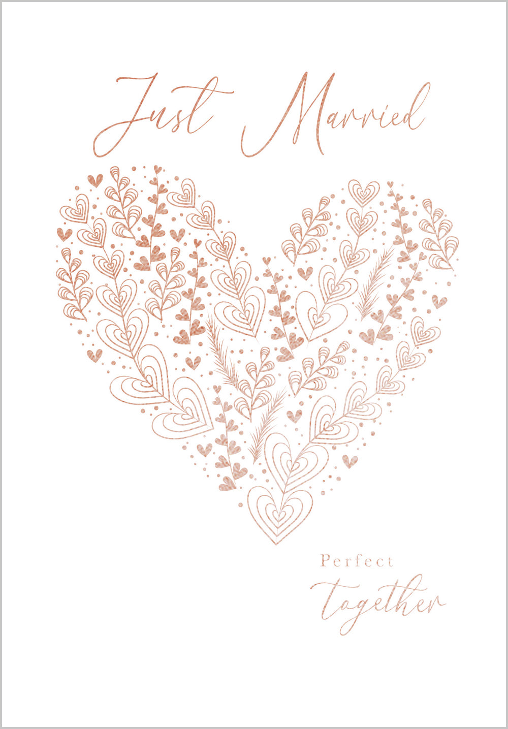 Gold Wedding Heart