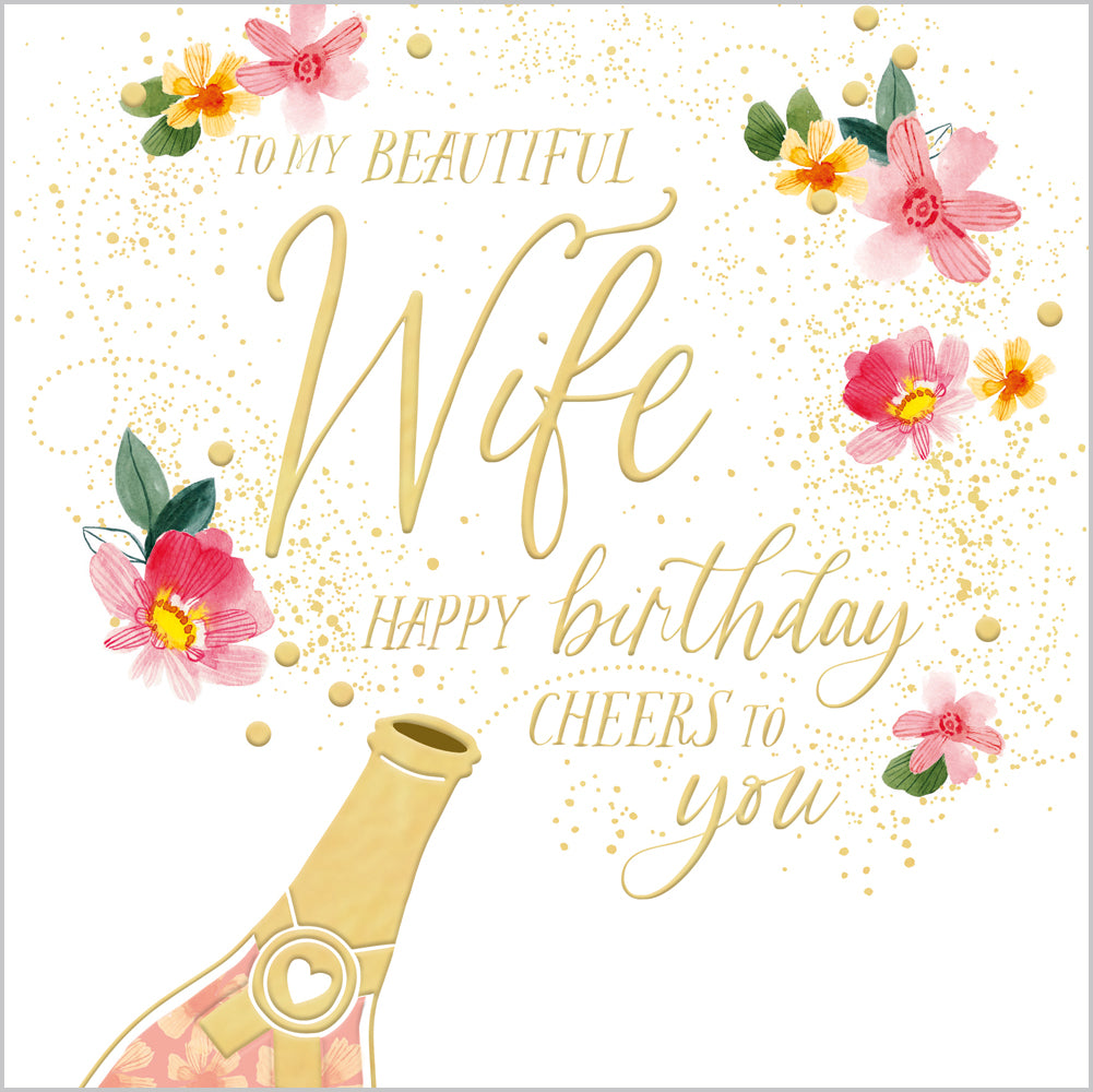Beautiful WifeChampagne Florals