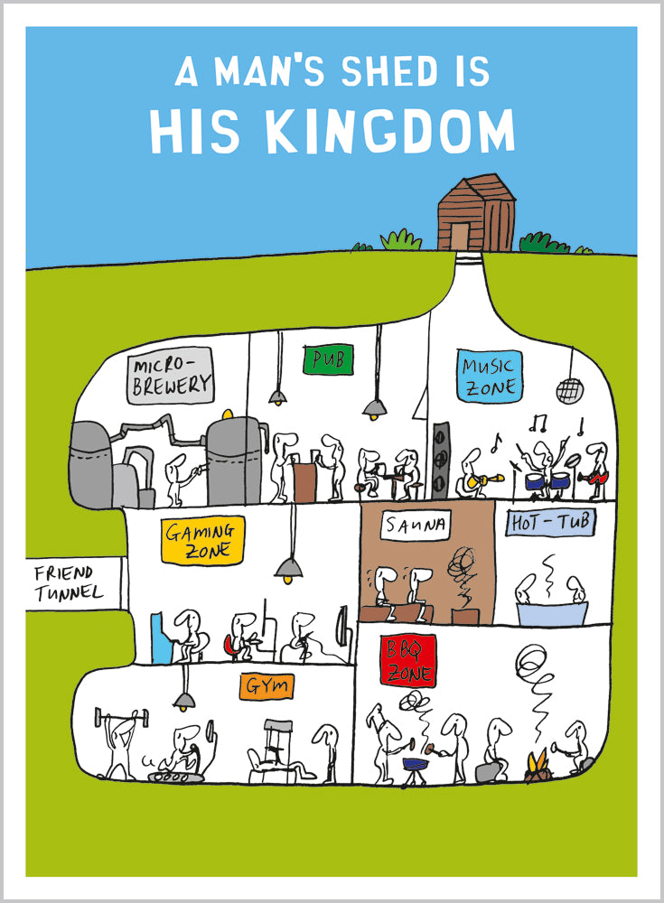 A Man's Shed is his Kingdom