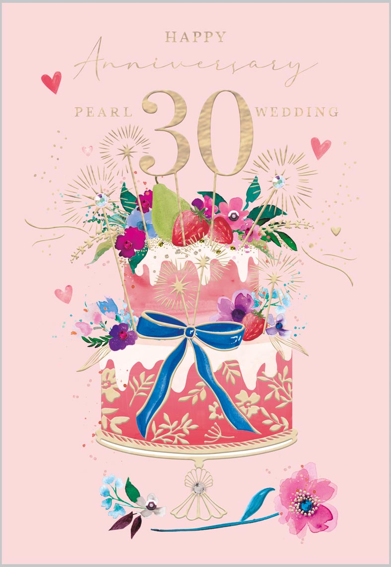 Pearl Anniversary Celebration Cake