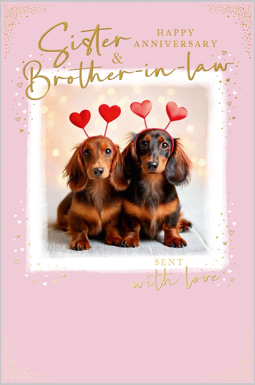 Sister & Brother-in-Law Anniversary Dachshund