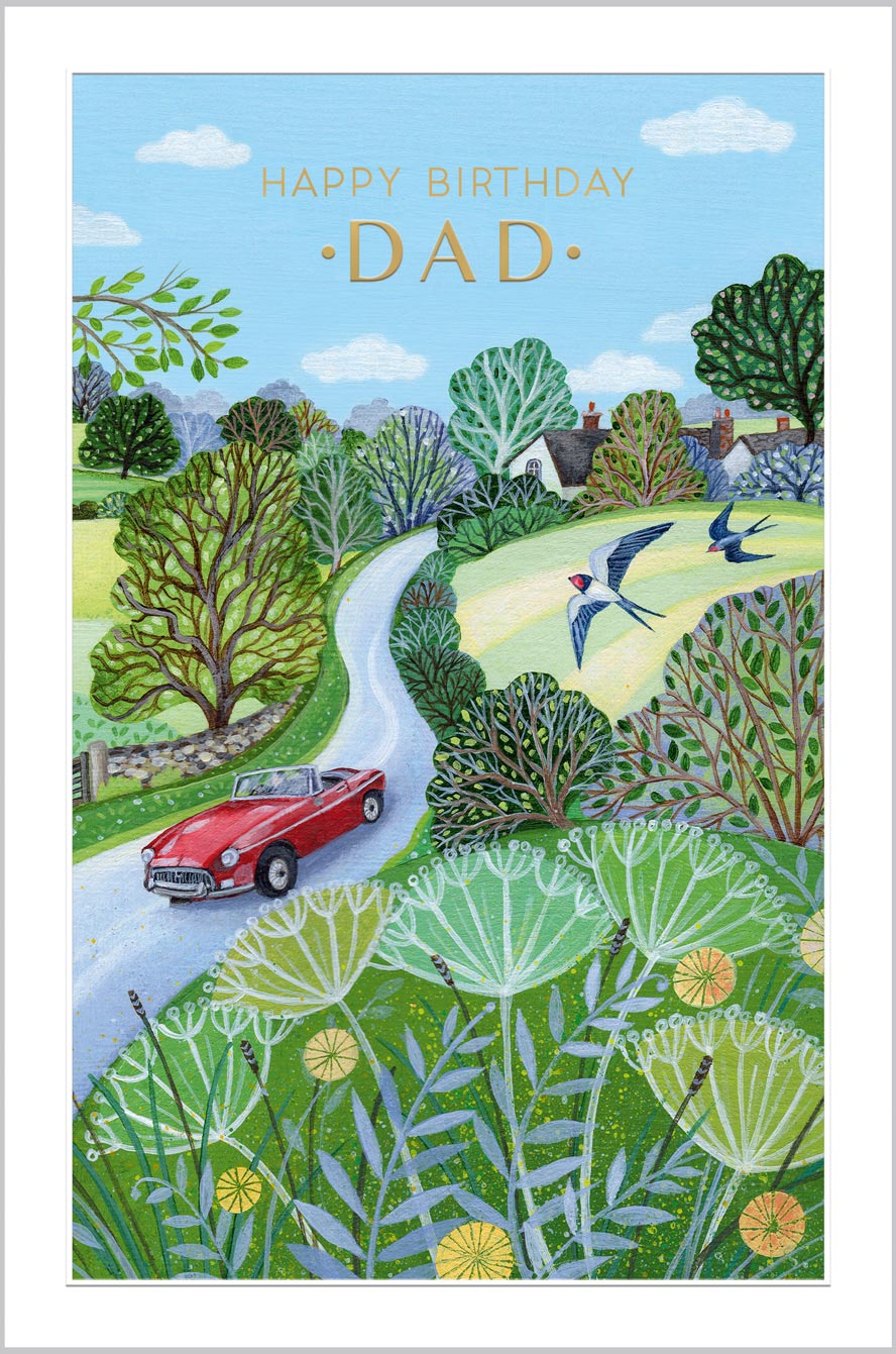 Dad Drive in the Country