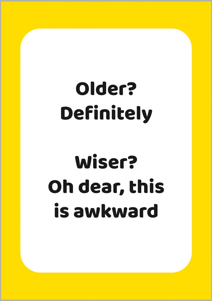 Older? Definitely