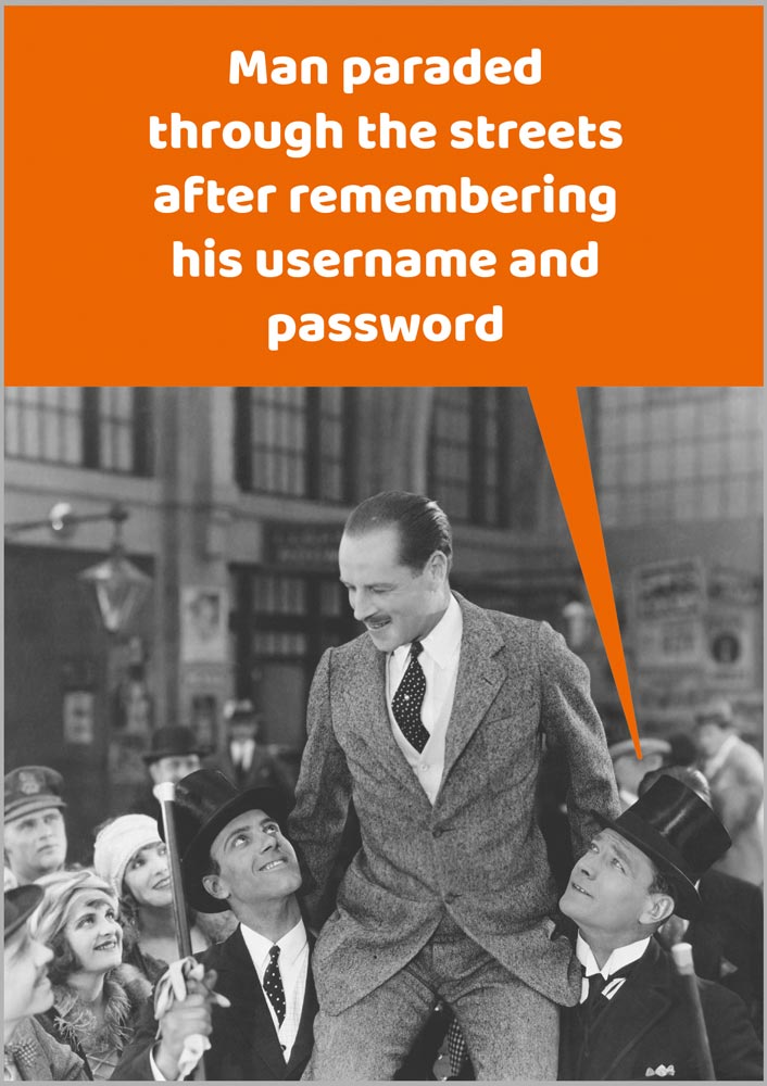 Username and password