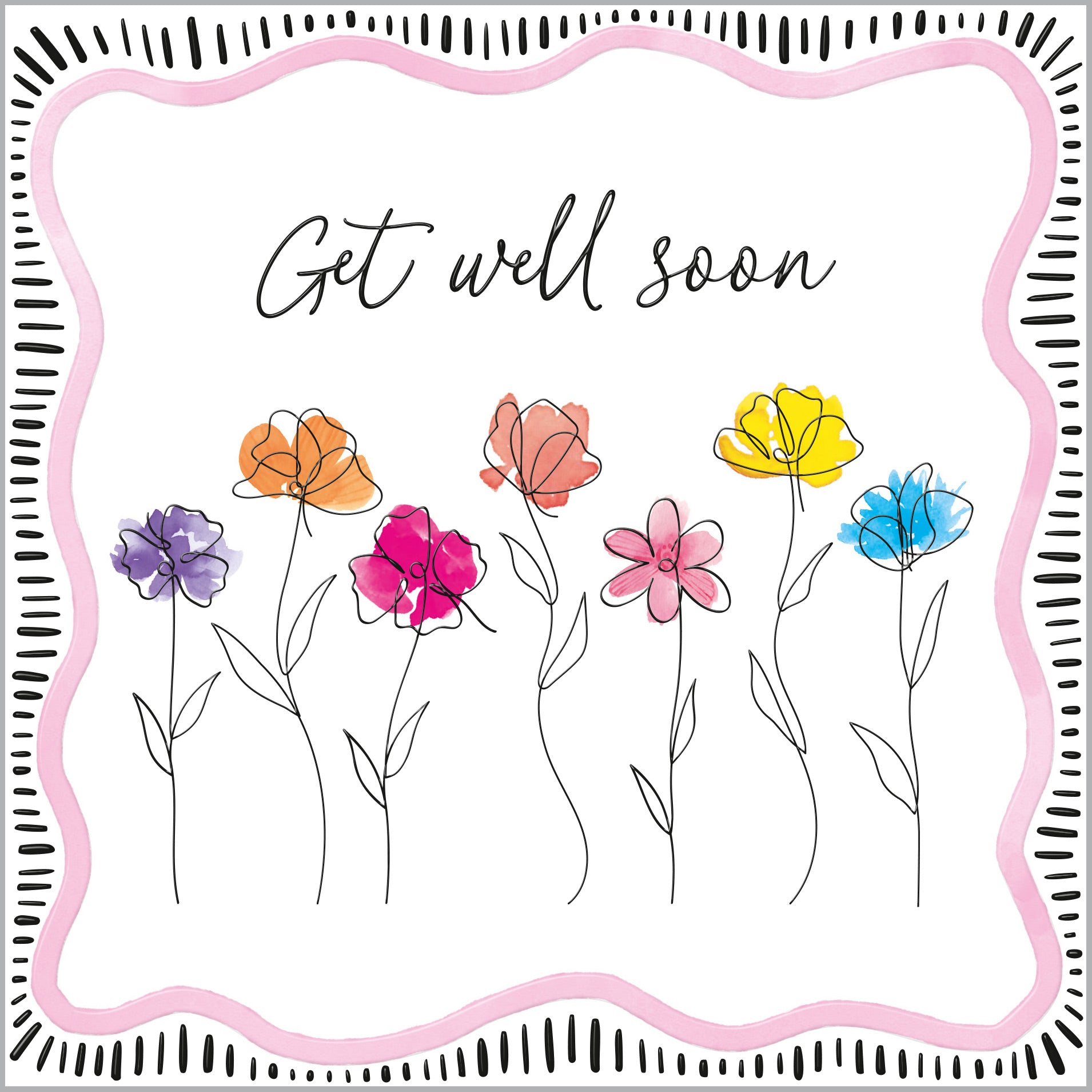 Get Well Soon Flower Stems