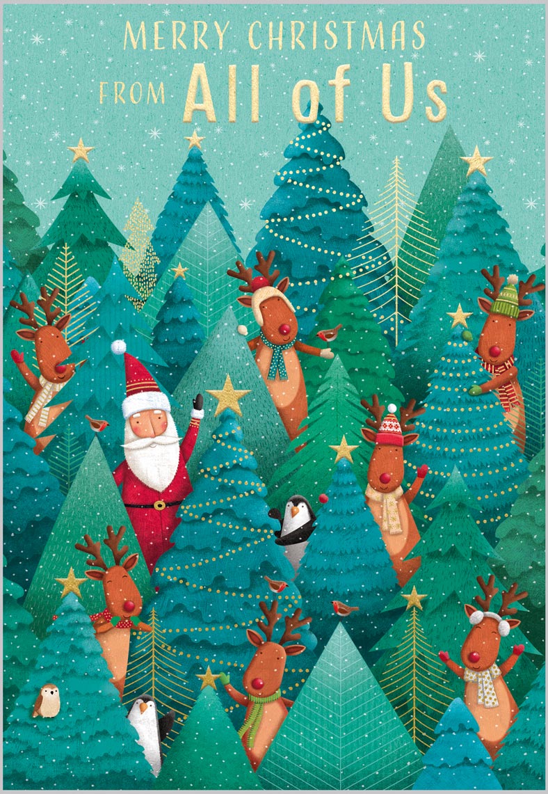 From All of Us Santa and Reindeer