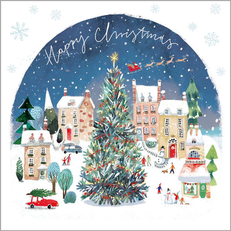 Christmas Town Scene