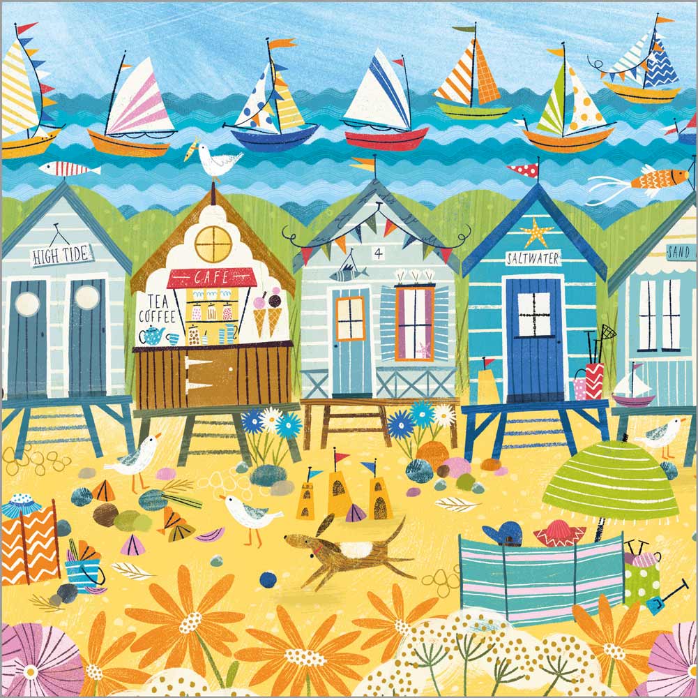 Summertime at the Beach Huts