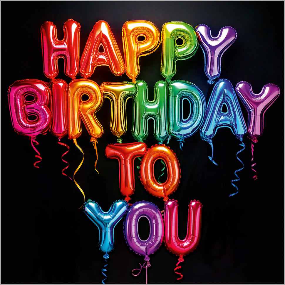 Happy Birthday Balloons