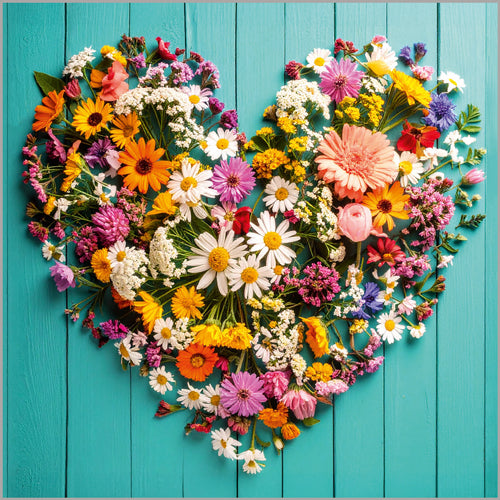 Floral Love Heart