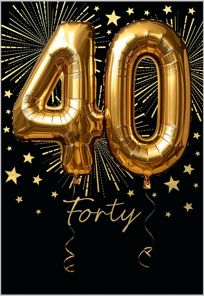 Age 40 Balloons