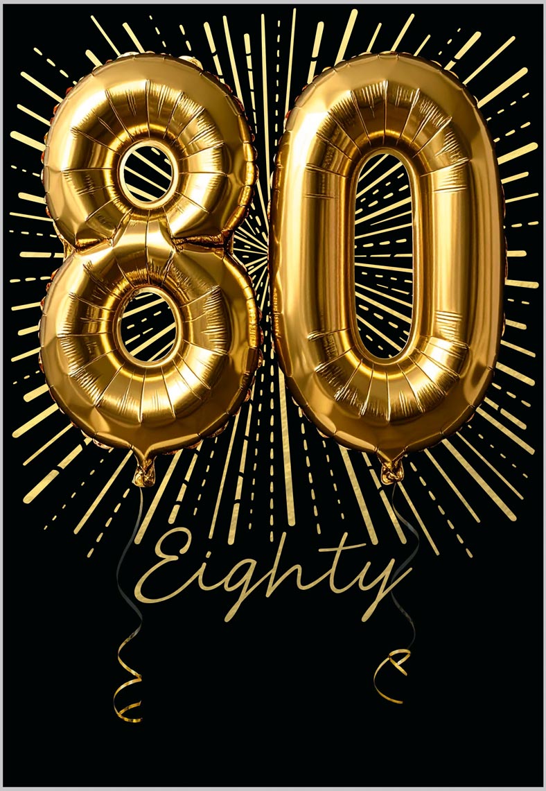 Age 80 Balloons
