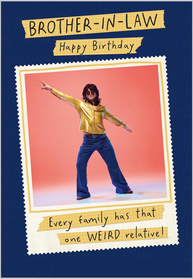 Brother-in-lawBirthday Funny Vintage Style
