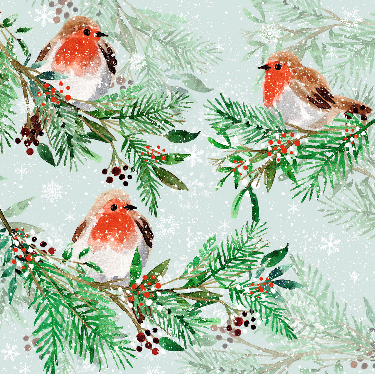 Merry Wreath | 12 Christmas Cards, 2 Designs