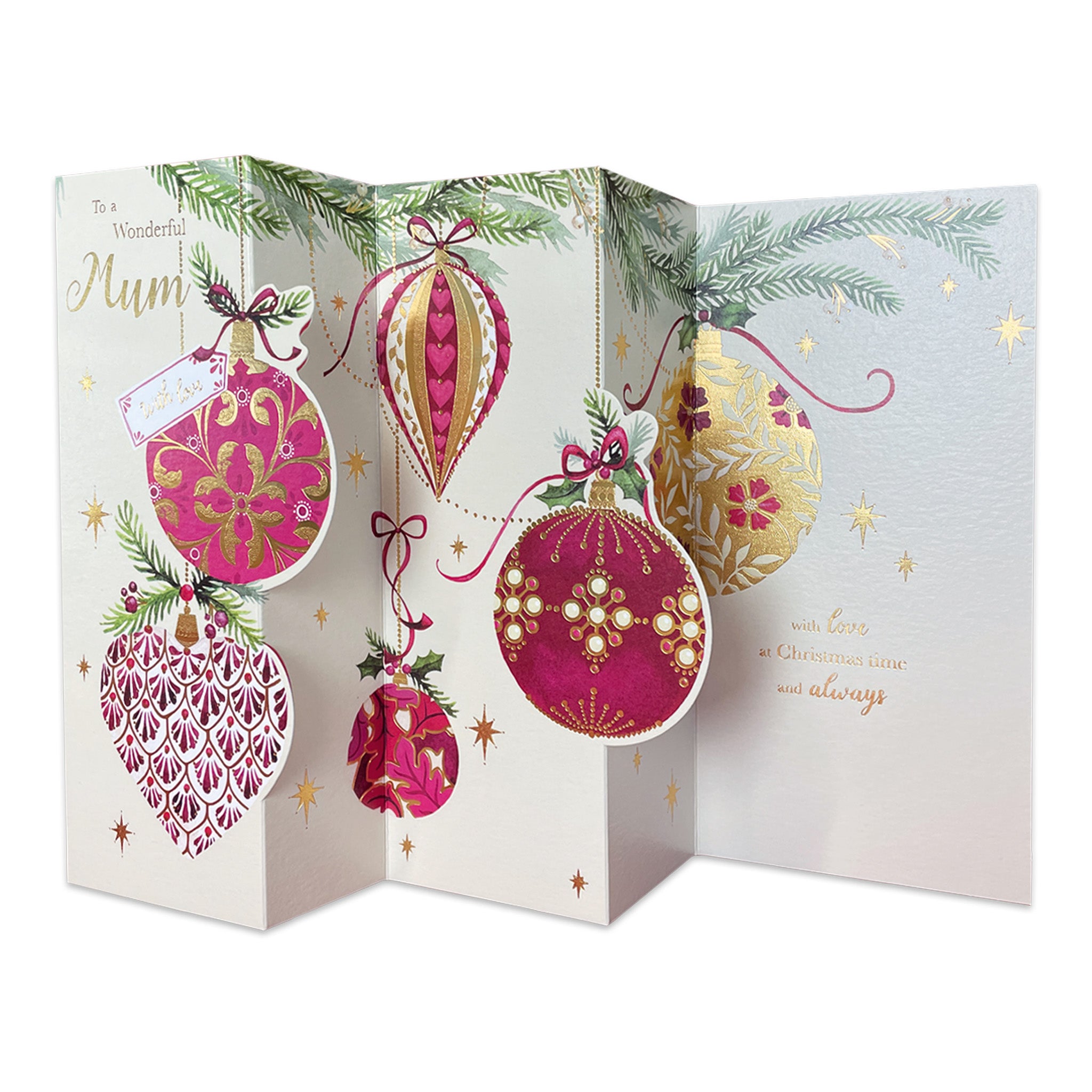Mum Decorative Festive Baubles
