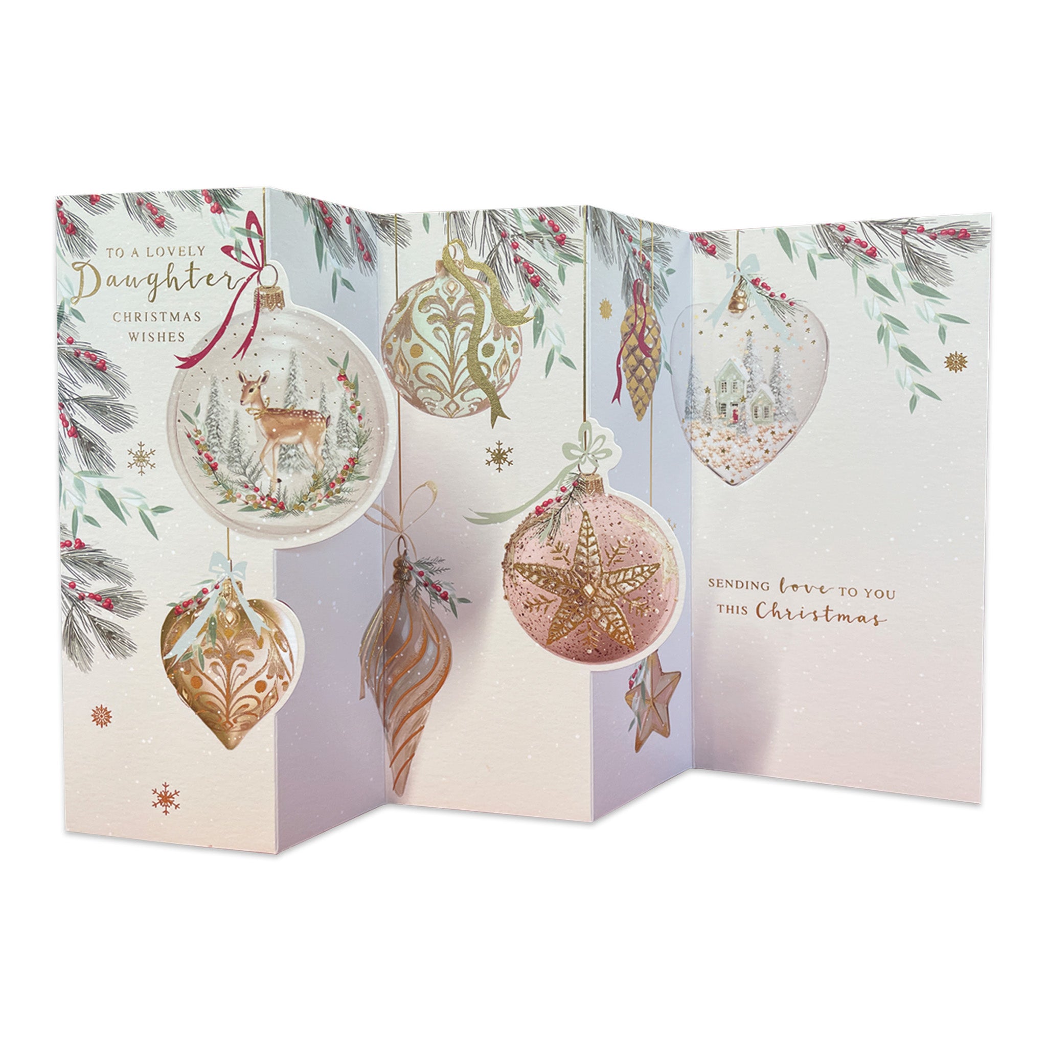 Daughter Decorative Festive Baubles