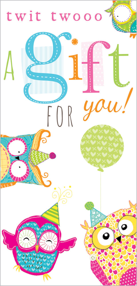 Gift EnclosureTwit Twooo Owls