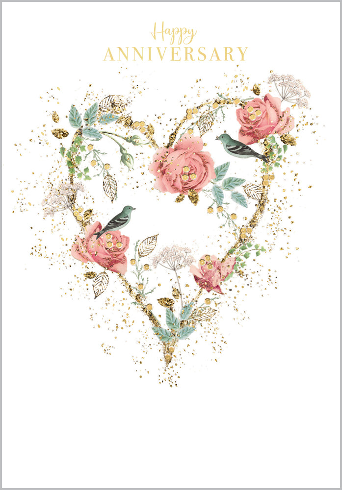 General Anniversary - Decorative Rose Heart