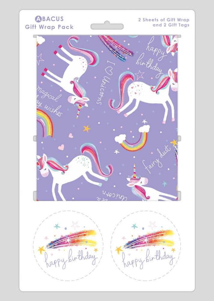 Gift Wrap Pack - Unicorn