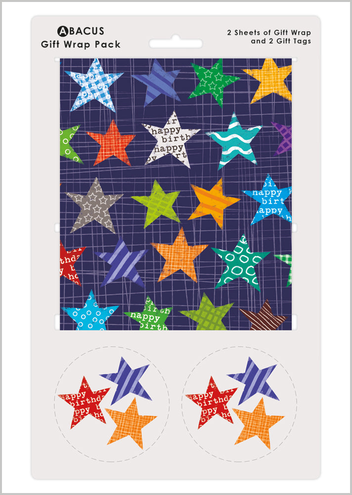 Gift Wrap Pack - Male Star Repeat