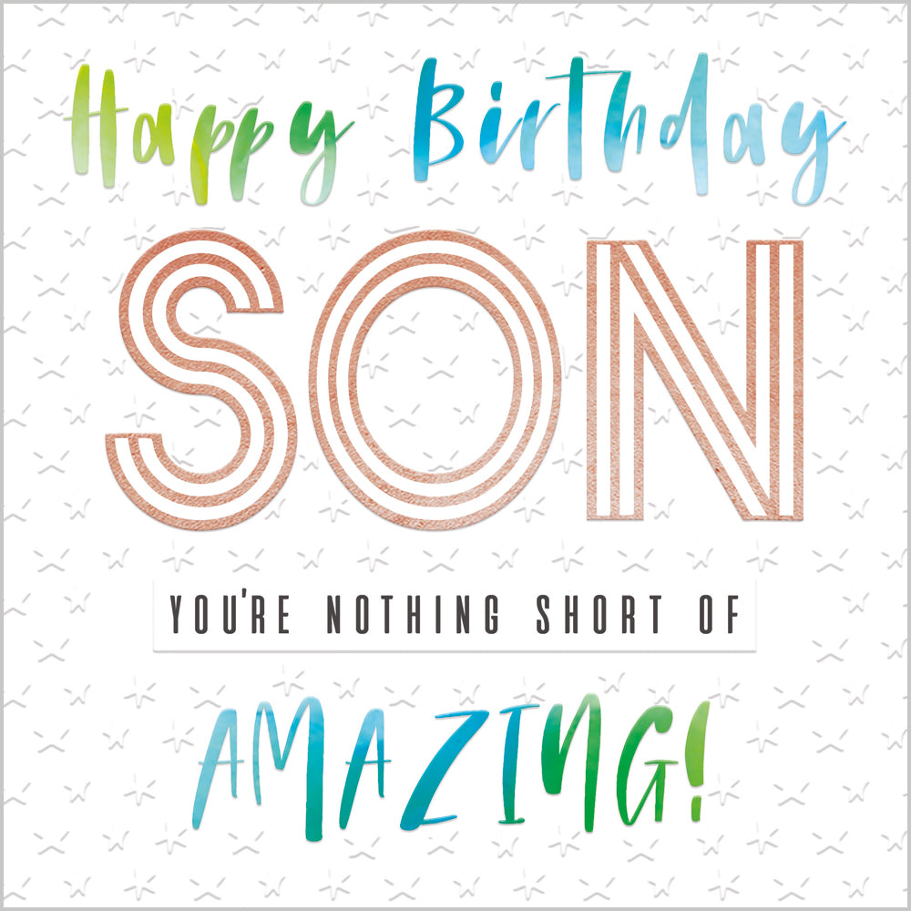 Amazing Son - Happy Birthday