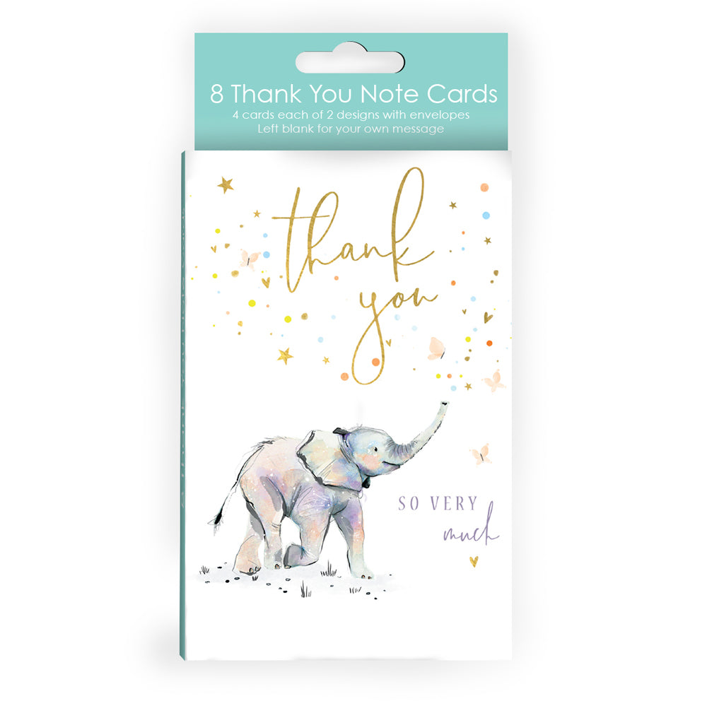 Thank You Illustrated Elephants
