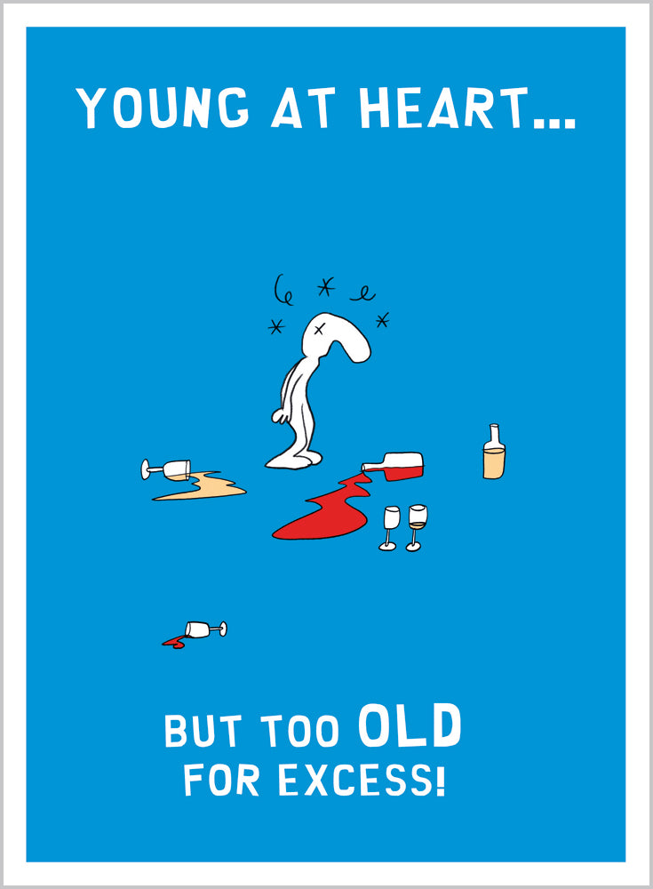 Humorous Birthday Card - Young at Heart