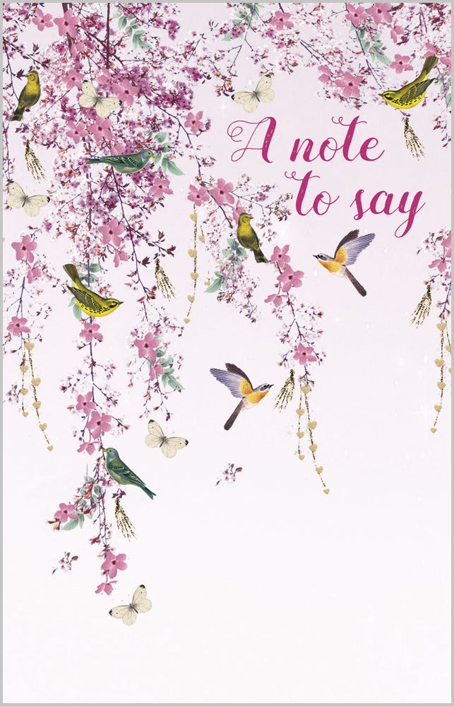 A Note to Say Spring Blossom