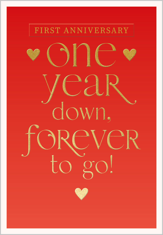 First Anniversary - Forever to go