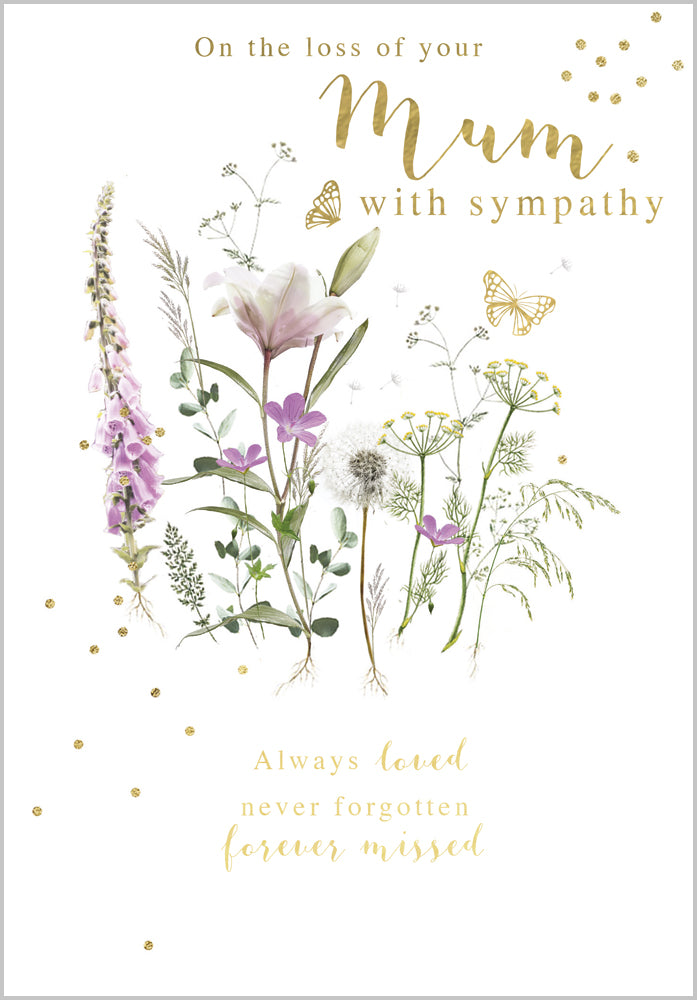 Sympathy Loss of Mum - Wildflowers