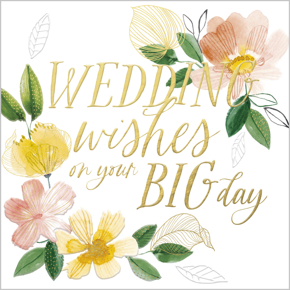 Floral WeddingDay Wishes