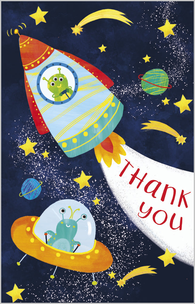 Thank You - Spaceship & Robots