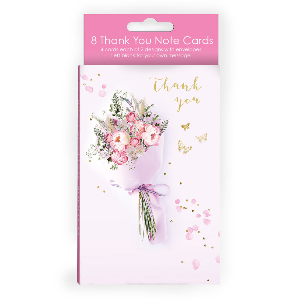 Thank You-Bouquet & Butterflies