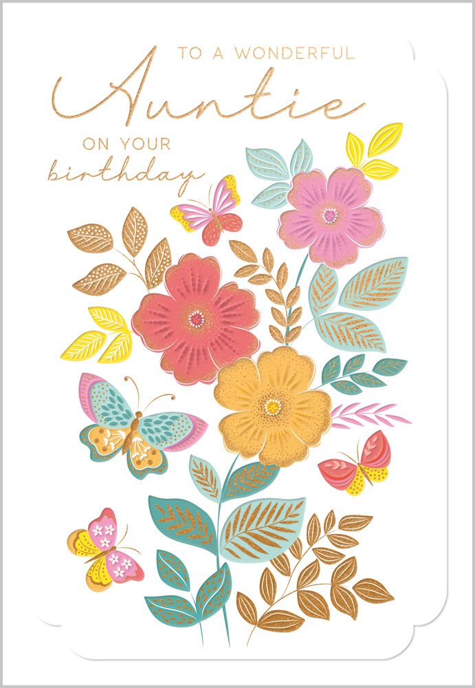 Auntie Flowersand Butterflies