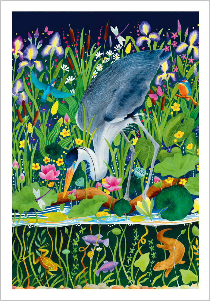 Heron Fishing