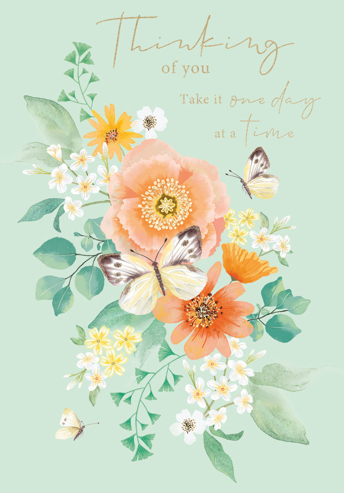 Thinking of You Butterflies & Flowers