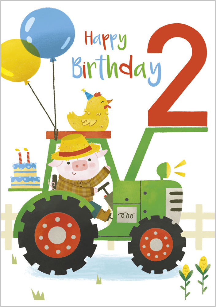 Age 2 Boy Tractor