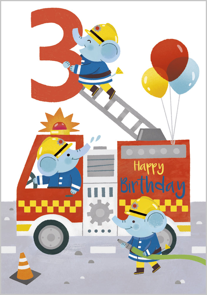 Age 3 Boy Fire Engine